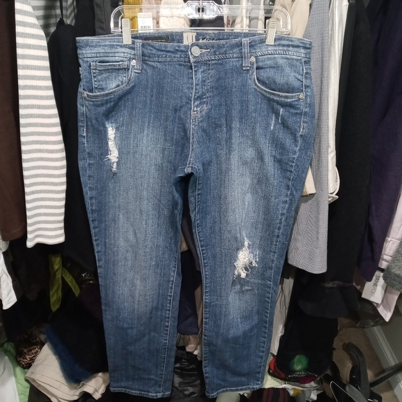 Kut from the Kloth Denim - KUT from the Kloth Celine slouchy boyfriend denim jeans women's size 12